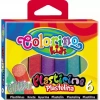 PLASTELINA COLORINO KIDS BROKAT 6 KOLORÓW - zdjęcie