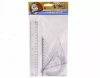 Komplet kreślarski z linijką 20cm PENMATE - zdjęcie