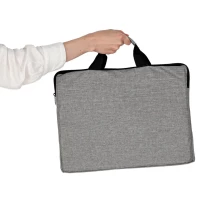Torba na laptopa 15,6 cali na ramię teczka biznesowa damska męska szara, zdjęcie 7