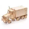 Puzzle drewniane Model 3D Ciężarówka - zdjęcie