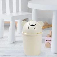 Kosz na śmieci miś kremowy 1,5 l, zdjęcie 2