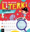 Uczę się pisać literki. Książka z rowkami. Wzory 3D. Zabawy grafomotoryczne, terapia ręki - zdjęcie