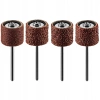 Taśma szlifierska 12.7 mm, K60, K80, K120, K240, zestaw 100 szt, + trzpień 3.2 mm, 2 szt. - zdjęcie