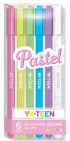 Długopis żelowy 6 kolorów Pastel YN TEEN - zdjęcie