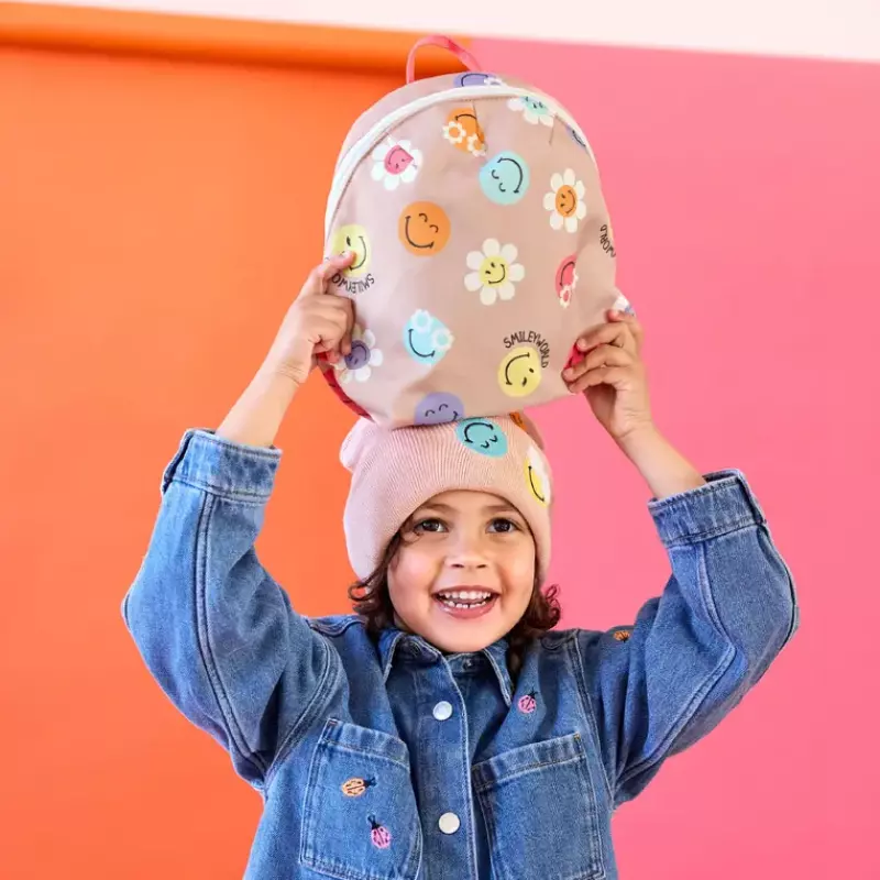 Lassig Plecak mini SmileyWorld® dusty rose Lassig Plecak mini SmileyWorld® dusty rose