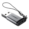 Adapter UGREEN US276 USB-A-USB-C (szary) - zdjęcie