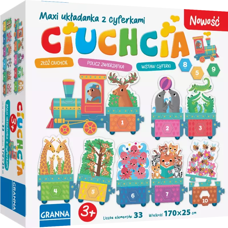 Maxi układanki. Maxi Ciuchcia Maxi układanki. Maxi Ciuchcia