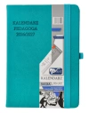 Kalendarz Pedagoga 2026-2027 B6 tygodniowy Salsa, turkusowy - zdjęcie