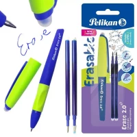 Długopis wymazywalny Erase 2.0 + wkłady, niebieski, zdjęcie 2