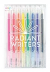 Długopisy żelowe z brokatem Radiant Writers 8szt - zdjęcie