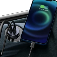 Ładowarka samochodowa Baseus Share Together 120W wieloportowa 2x USB-A + 2x USB-C - szara, zdjęcie 7
