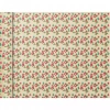 Papier pakowy mini rolki 5x0,35m Czerwone kwiaty - zdjęcie