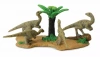 Dinozaury i drzewo, figurki - zdjęcie