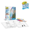 Crayola Kolorowanka dla dzieci i 4 niebrudzące magiczne flamastry Color Wonder Mess Free Kraina Lodu 3+ - zdjęcie
