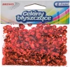 Cekiny błyszczące Brewis czerwone 6 mm 10 g - zdjęcie