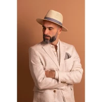 Kapelusz Cortes, beżowy, 58, zdjęcie 2