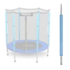 Słupek dolny do trampoliny z siatką zewnętrzną 4,5 ft niebieski Neo-Sport - zdjęcie