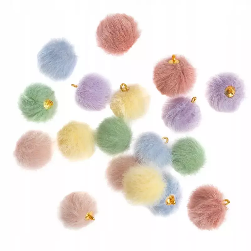 ZAWIESZKI FUTERKOWE 18SZT CREAM PASTEL dpCraft MIX do bizuterii i ubran DIY ZAWIESZKI FUTERKOWE 18SZT CREAM PASTEL dpCraft MIX do bizuterii i ubran DIY