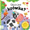 Szukamy zwierząt. Gdzie jest krówka? Filcowe klapki i lusterko - zdjęcie