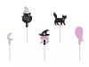 Dekoracje do muffinek Halloween 14cm 6szt - zdjęcie