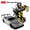 Autko/Robot 2w1 R/C 1:14 Mercedes-AMG GT3 Szary RASTAR - zdjęcie