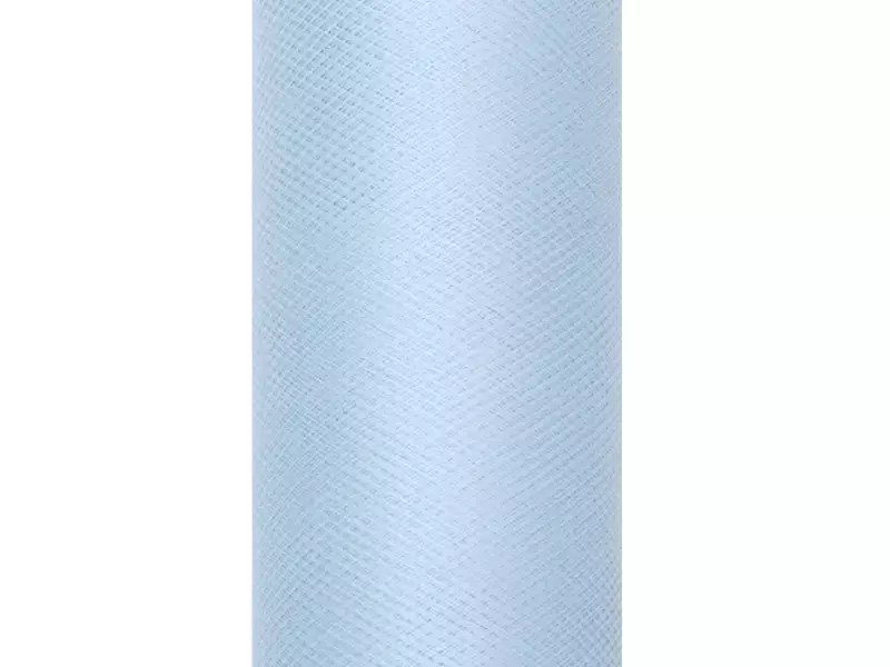 Tiul gładki, błękit, 0,5 x 9m Tiul gładki, błękit, 0,5 x 9m