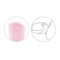 Ergonomiczny kubek treningowy FLOW różowy, zdjęcie 2