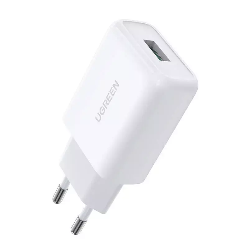 Ładowarka sieciowa UGREEN CD122 18W (biała) Ładowarka sieciowa UGREEN CD122 18W (biała)
