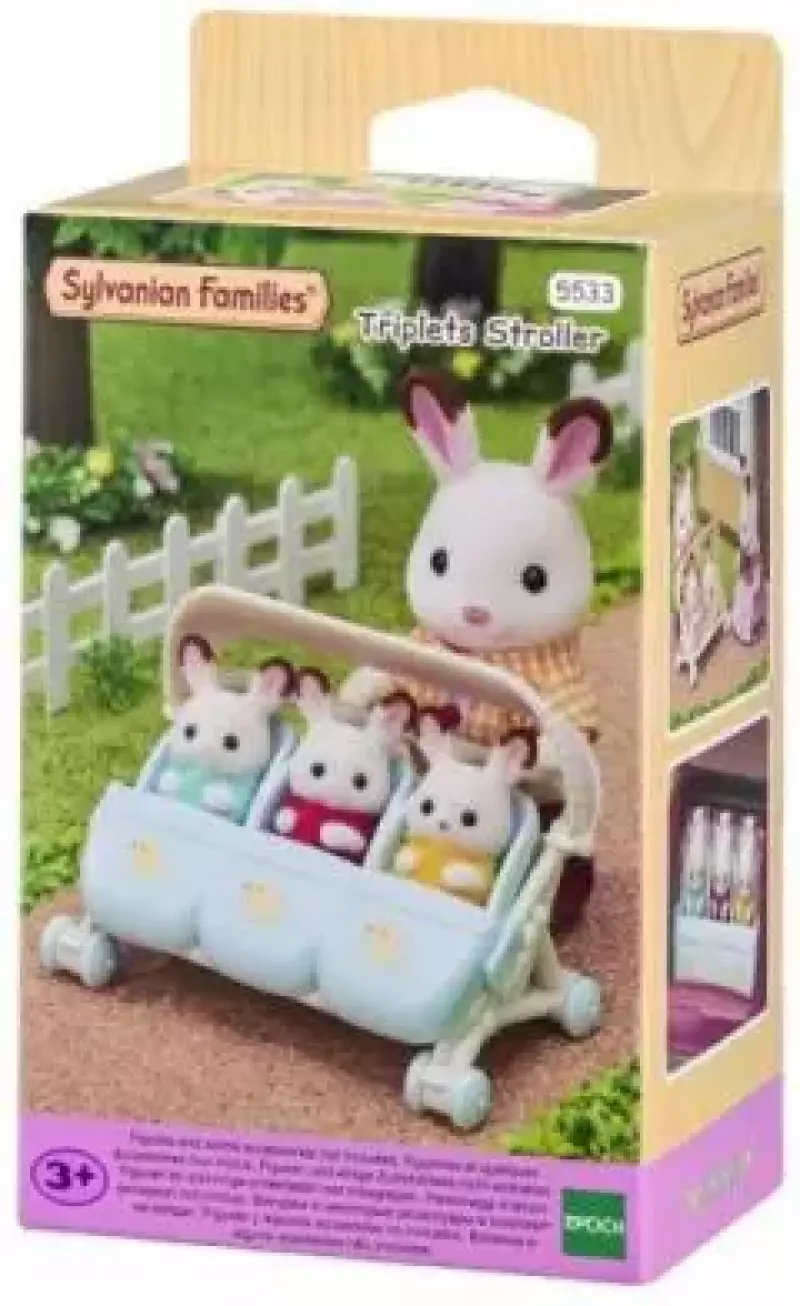Sylvanian Families. Spacerówka dla trojaczków Sylvanian Families. Spacerówka dla trojaczków