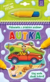 Autka. Malowanka z pisakiem wodnym - zdjęcie