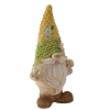 Figurka Ogrodowa - Skrzat Pleciony Kapelusz 26 x 17 x 54 cm Led, pakiet 2 sztuk - zdjęcie