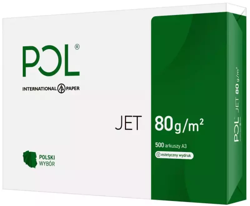 Papier Xero A3 80g Poljet (500 arkuszy) Papier Xero A3 80g Poljet (500 arkuszy)