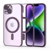 Etui Tech-Protect MagShine Line MagSafe na iPhone 14 - fioletowe - zdjęcie