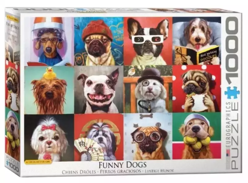 Puzzle 1000 Śmieszne psy Puzzle 1000 Śmieszne psy