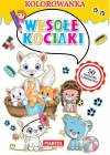 Kolorowanka. Wesołe kociaki - zdjęcie