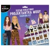 Zestaw kreatywny. Zestaw projektantka z szablonami 10 arkuszy Kidea - zdjęcie