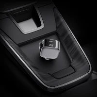 Ładowarka samochodowa Cuktech CC903P 100 W z wyświetlaczem i zwijanym kablem USB-C 70 cm - szara, zdjęcie 22