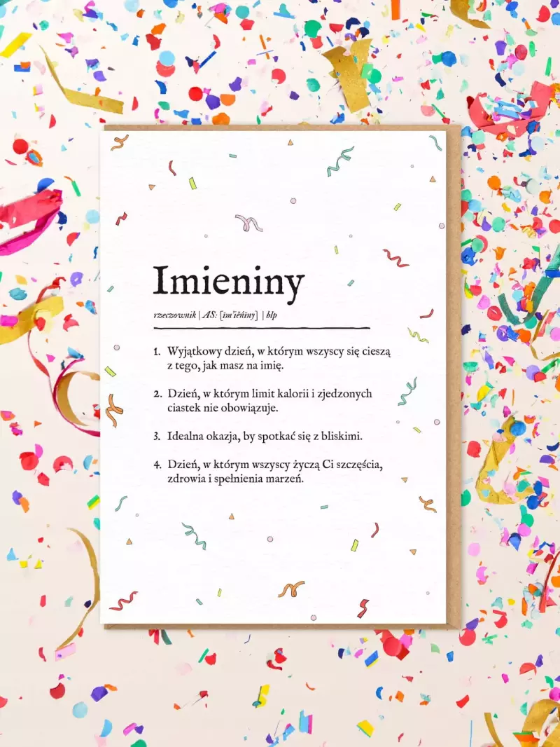 Karnet Imieniny Karnet Imieniny