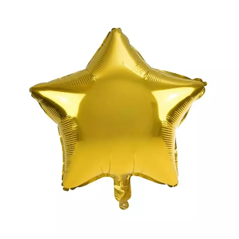 Balon foliowy gwiazda złoty Balon foliowy gwiazda złoty