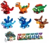 Klocki dinozaury 30el MIX - zdjęcie