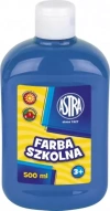 Farba szkolna 500 ml, niebieska - zdjęcie
