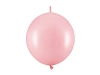 Balony z łącznikiem, 28cm, Pastel Baby Pink (1 op. / 20 szt.) - zdjęcie