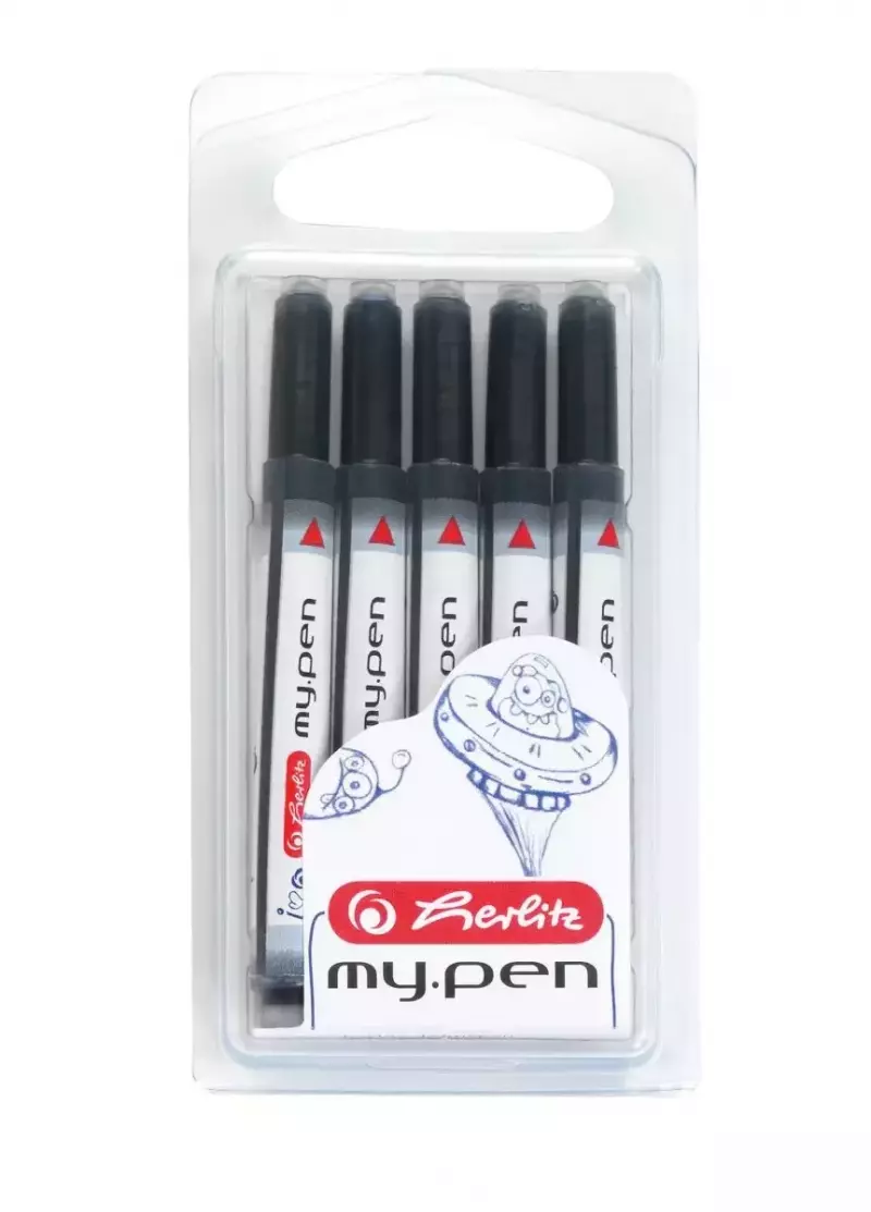 Naboje do pióra, niebieskie (5 sztuk) Naboje do pióra, niebieskie (5 sztuk)