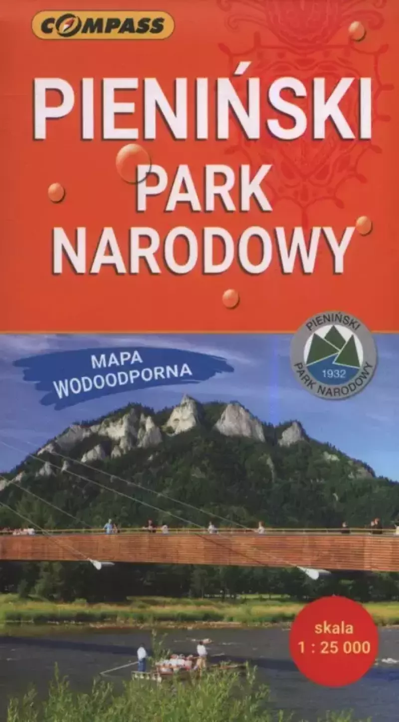 Pieniński Park Narodowy. Laminowana mapa, 1:25 000 Pieniński Park Narodowy. Laminowana mapa, 1:25 000