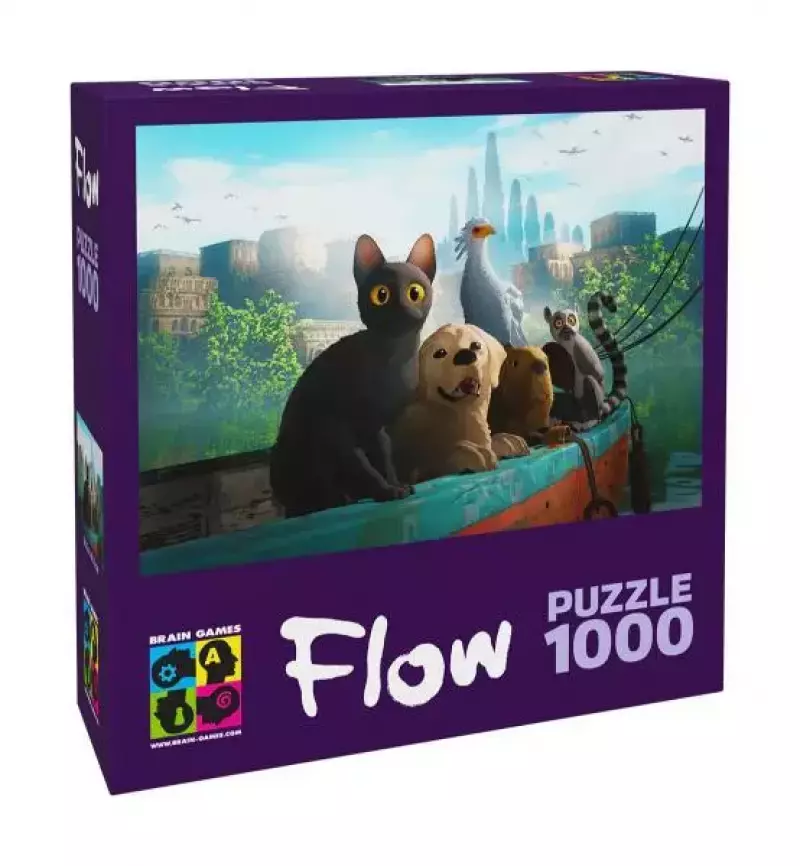 Puzzle 1000 elementów. Flow. Czarny kot Puzzle 1000 elementów. Flow. Czarny kot