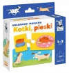 Puzzle 20 elementów. Układanki malucha. Kotki, pieski - zdjęcie