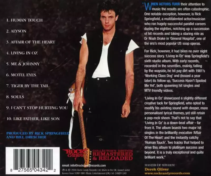 Living In Oz, CD