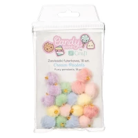 ZAWIESZKI FUTERKOWE 18SZT CREAM PASTEL dpCraft MIX do bizuterii i ubran DIY, zdjęcie 2