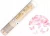 Tuba Strzelająca Armatka Konfetti GIRL Różowe Motylki Baby Shower 20cm - zdjęcie