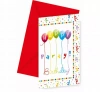 Zaproszenia z kopertami Happy Birthday 6szt - zdjęcie